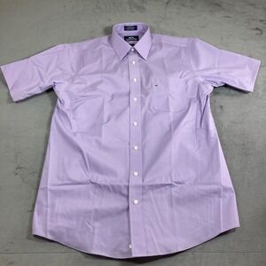 New Stafford men's wrinkle free button up shirt size 16